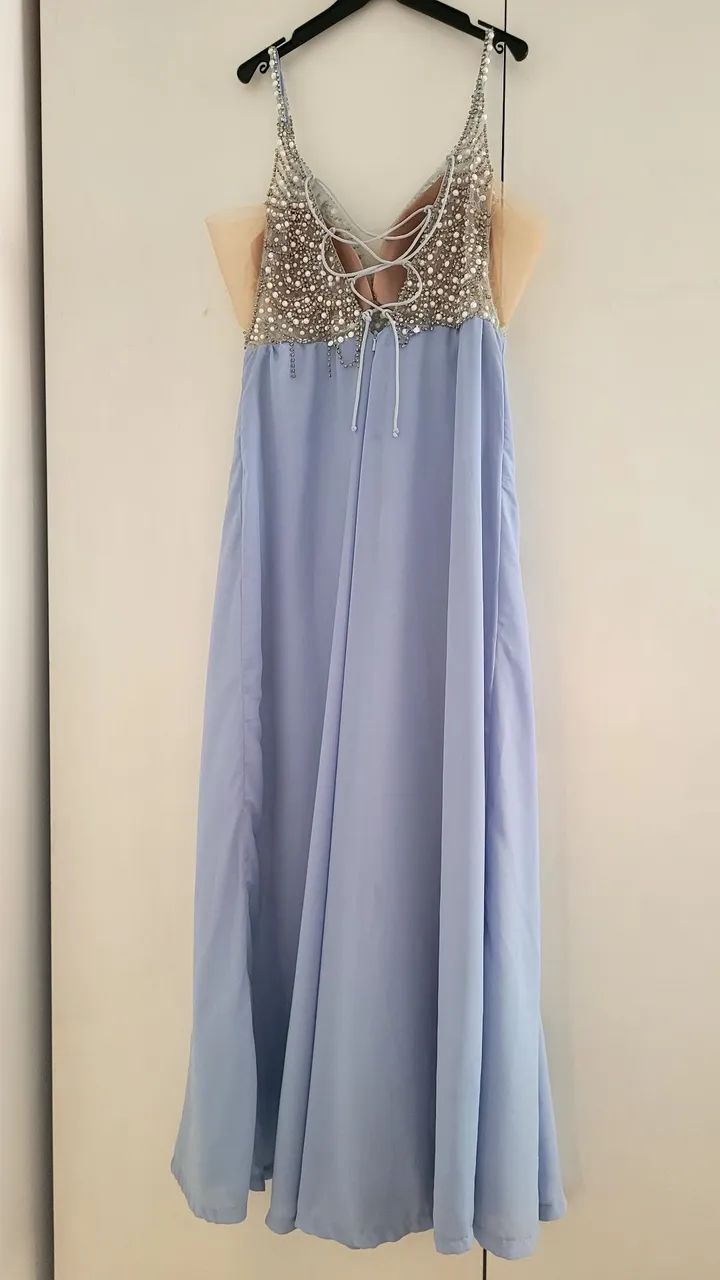 Vestido de festa azul serenity  - Foto 2