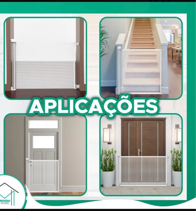 Portão De Segurança Retrátil 140lag X 89alt  - Foto 2