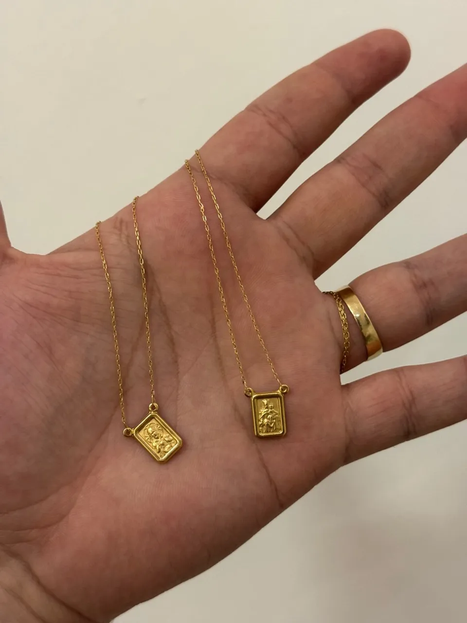 Escapulário em Ouro 18K 750 VENDIDO POR PEÇA