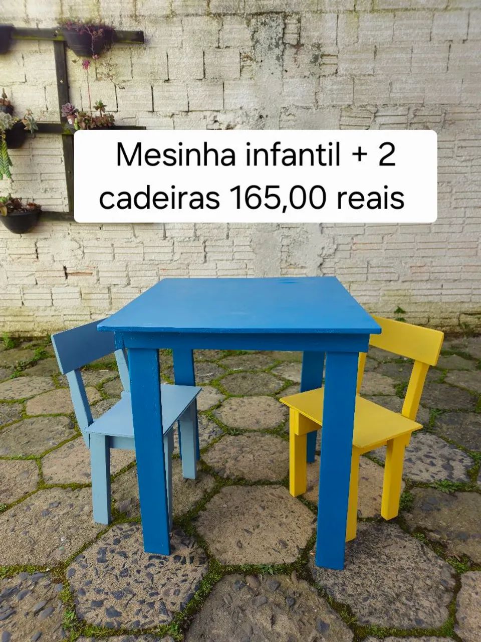 Mesinha e cadeira infantil 