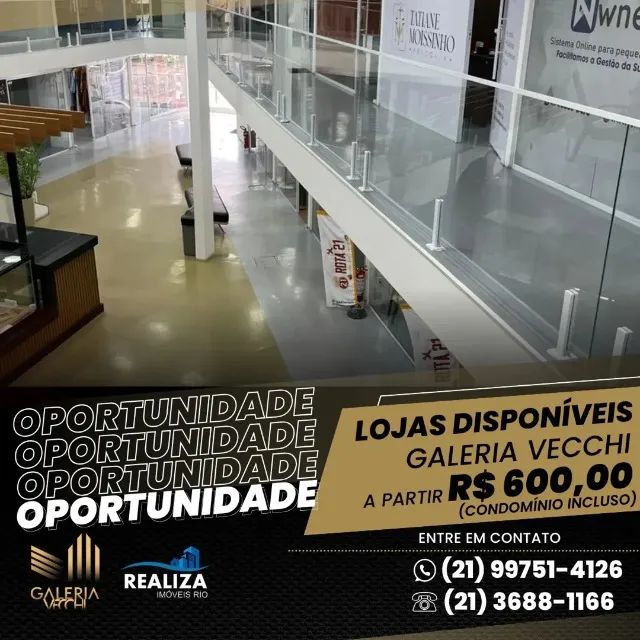 LOJAS E SALAS CENTRO DE MESQUITA GALERIA VECCHI - Foto 3