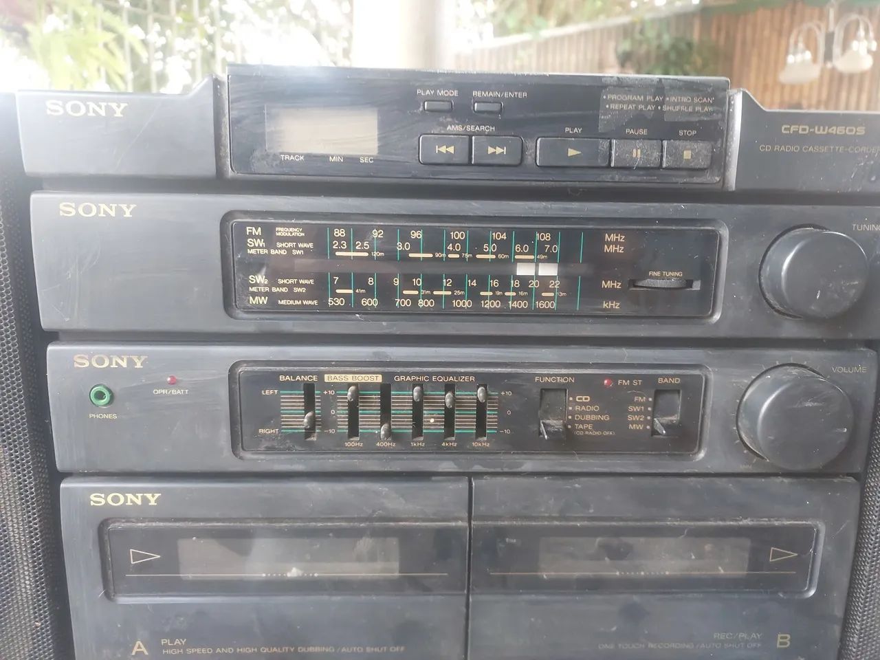 Som Sony com CD, Rádio e Cassete - Foto 2