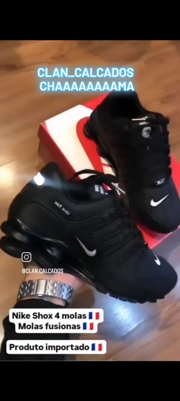 Nike Shox 4 molas - Importado