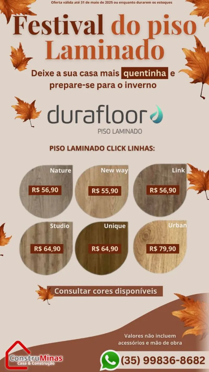Festival do Piso Laminado Durafloor - Preços imperdíveis!