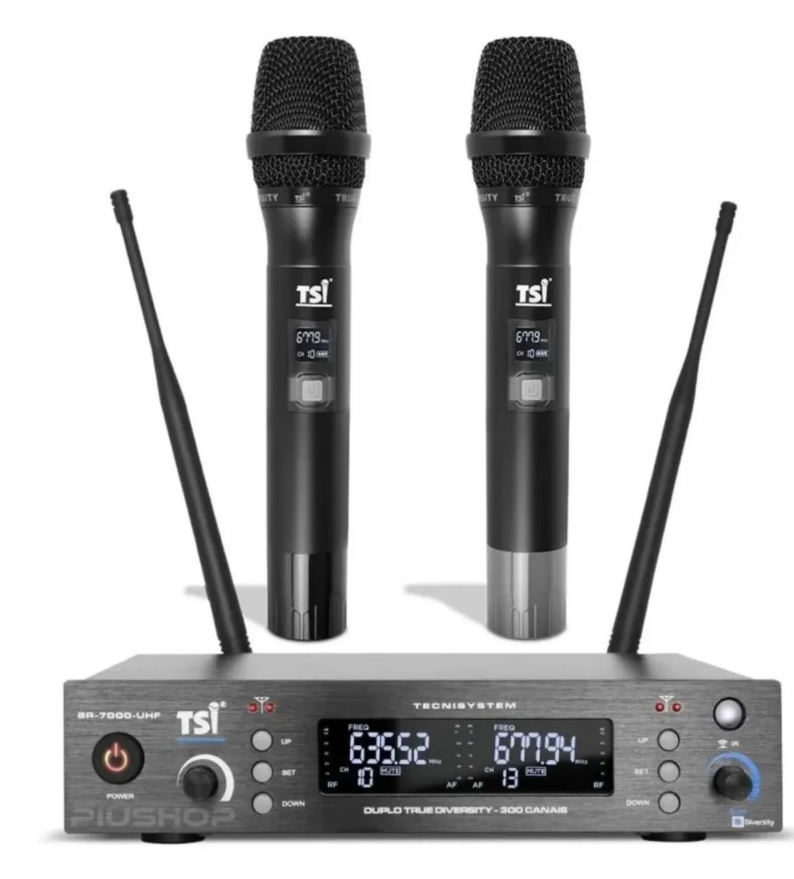Microfone Sem Fio TSI BR-7000-UHF - Foto 4