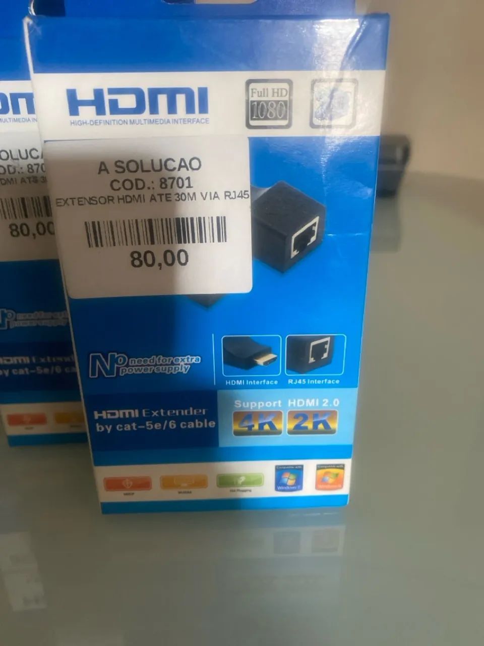 Extensor HDMI até 30m via RJ45