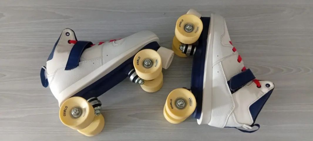PATINS OXELO QUAD SR 100 TEAM WHITE - Foto 3
