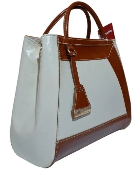 Bolsa de Mão em Couro Legítimo Anandra  - Foto 4