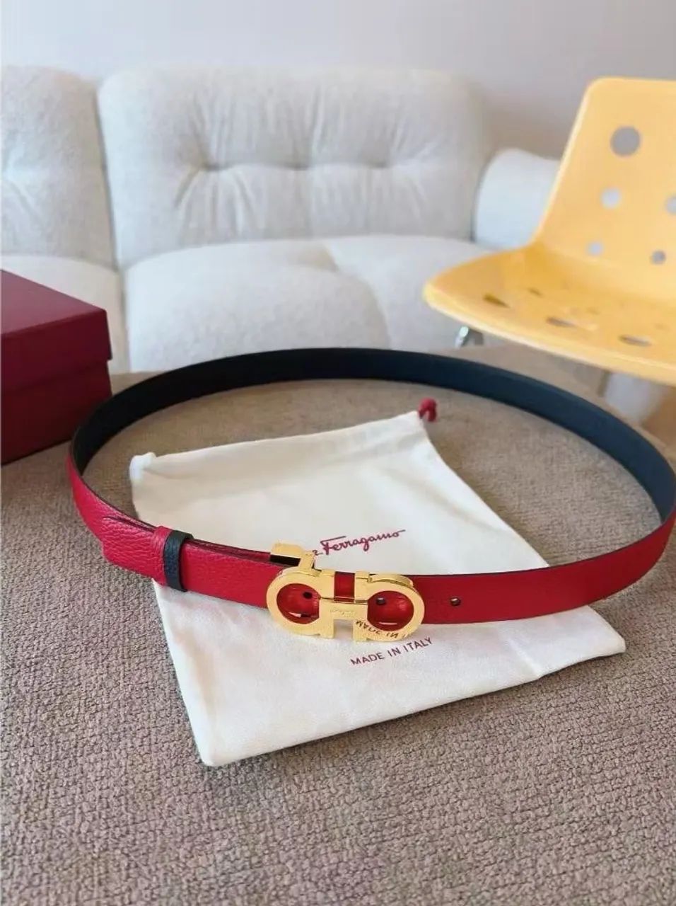 Cinto Salvatore Ferragamo Dupla Face Original  - Foto 3