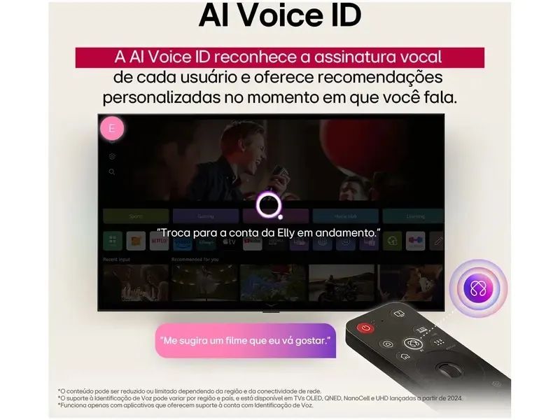 Smart TV 50" LG 4K Ultra HD 50UA8550PSA webOS 25 AI Processor 4K Gen8 com Alexa 3 HDMI - Foto 2