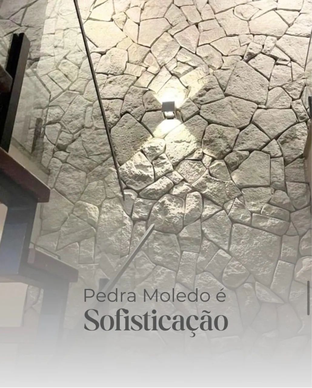 Revestimento Pedra Moledo Cimenticia  - Foto 3