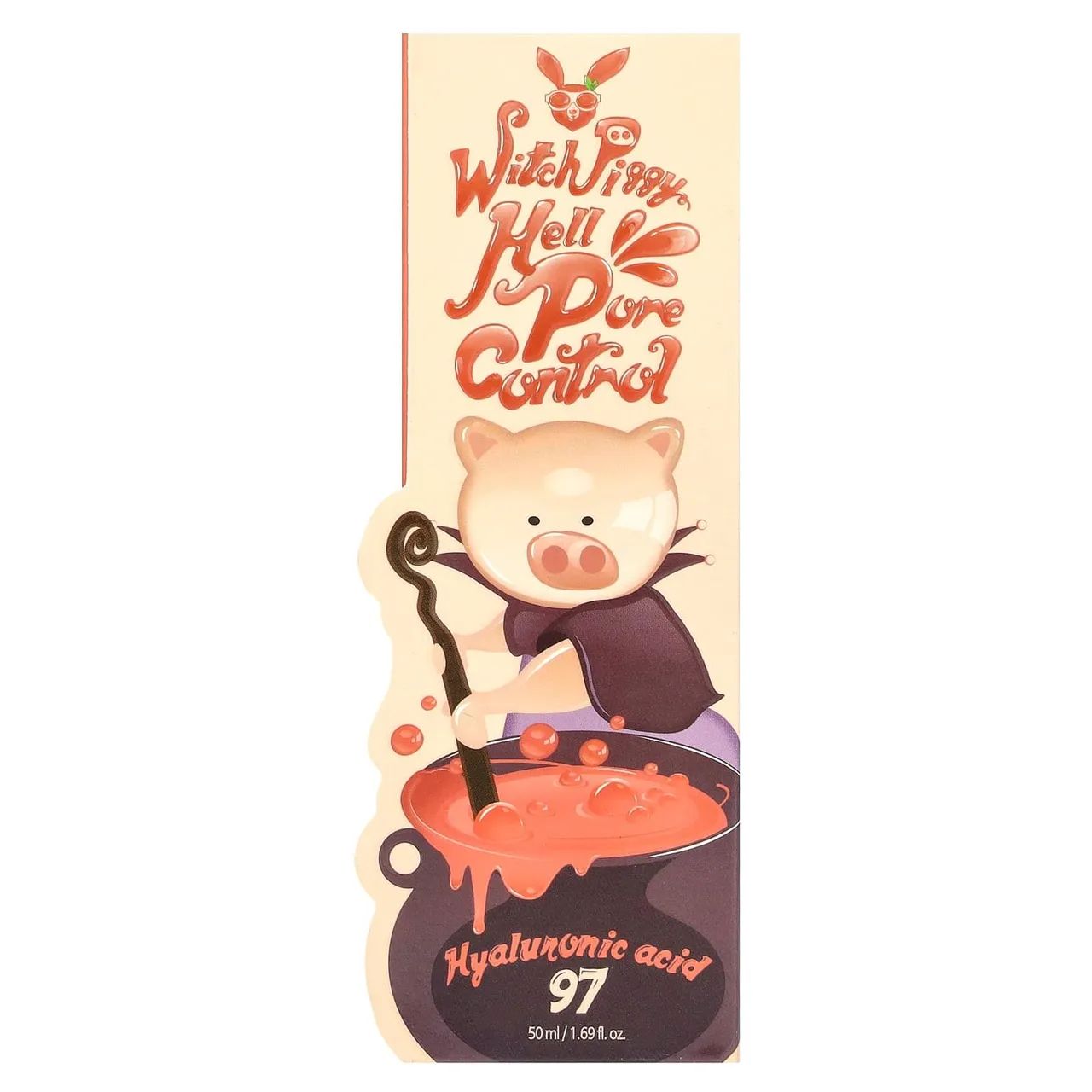 Sérum Facial Witch Piggy Hell Pore Control - Ácido Hialurônico 97