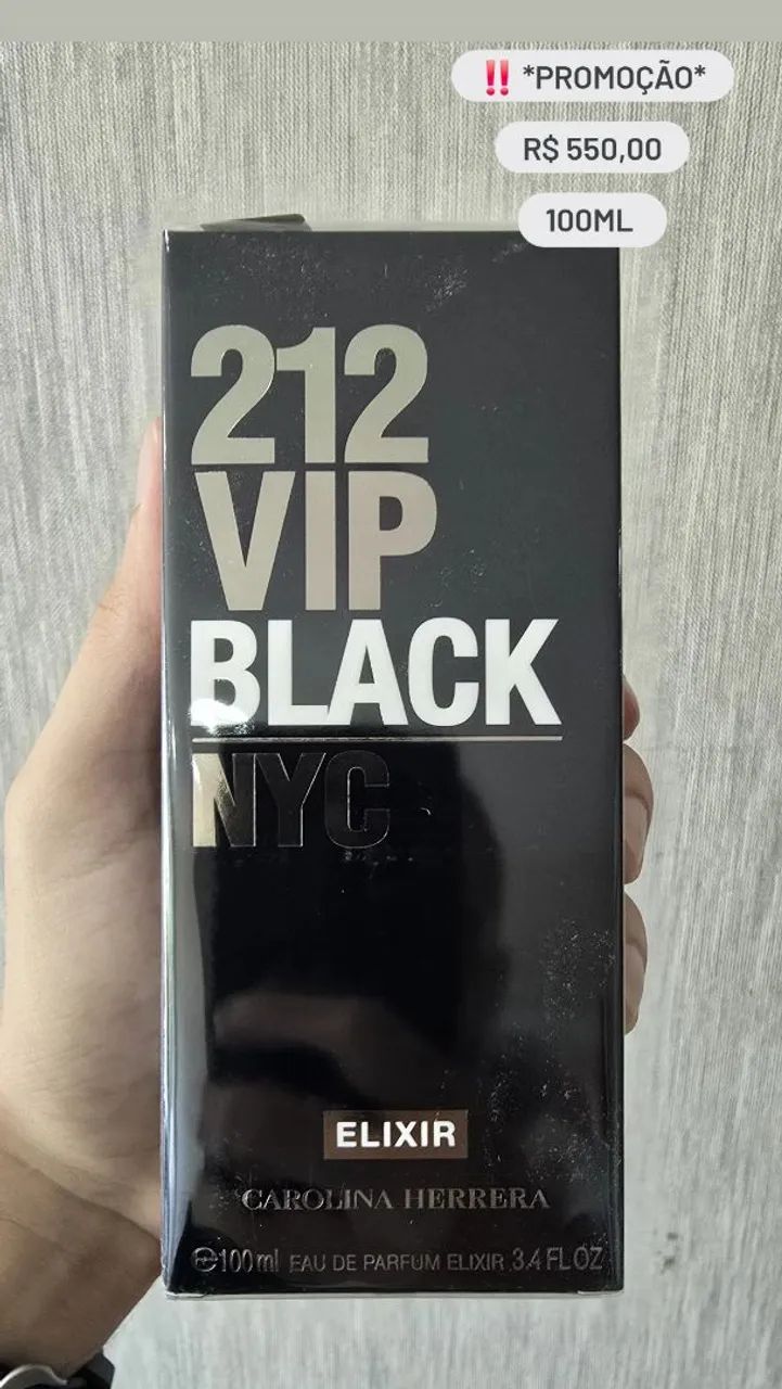 212 vip black elixir 100ml 