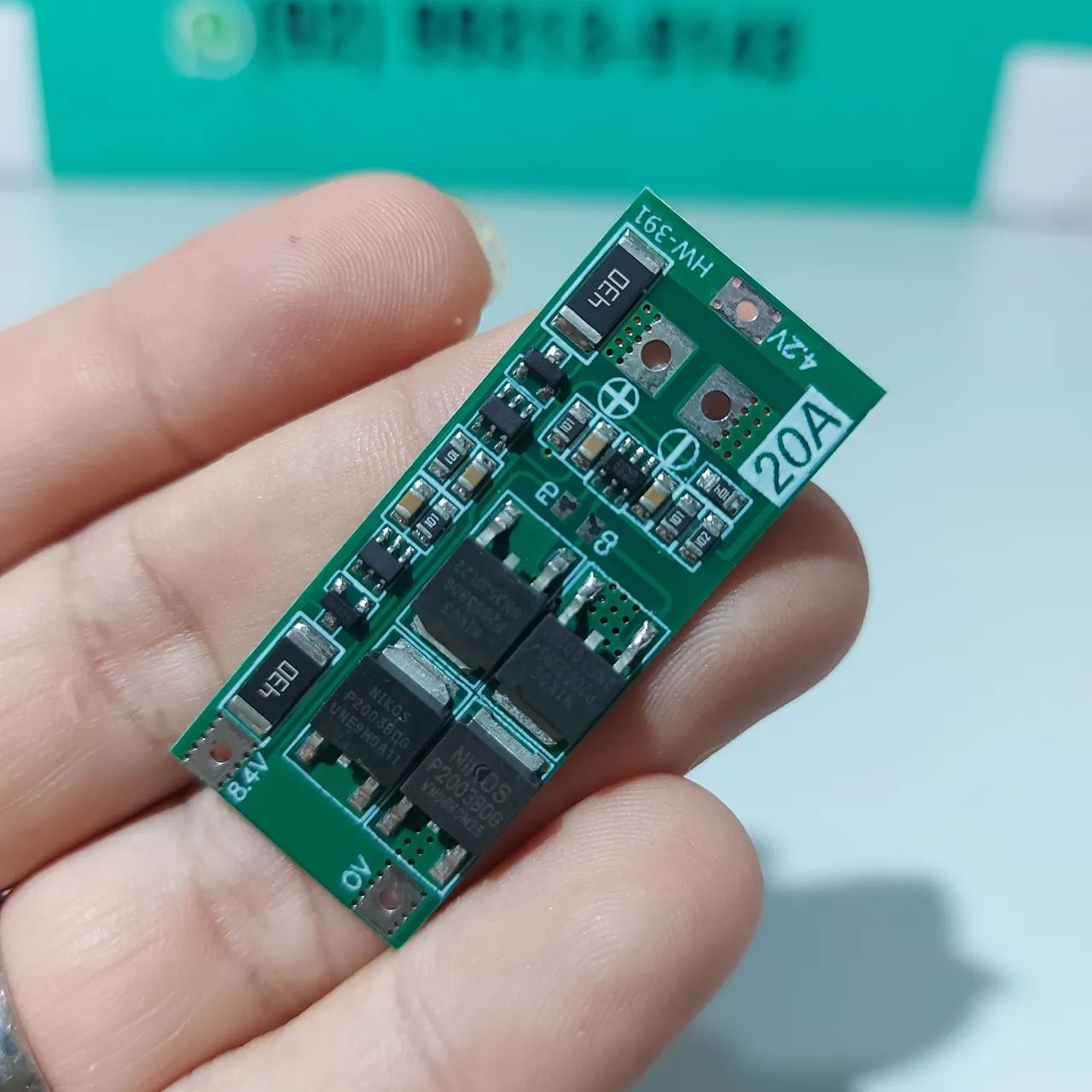 Placa bms 2s 20A 7.2 - 8.4v63825085641219121