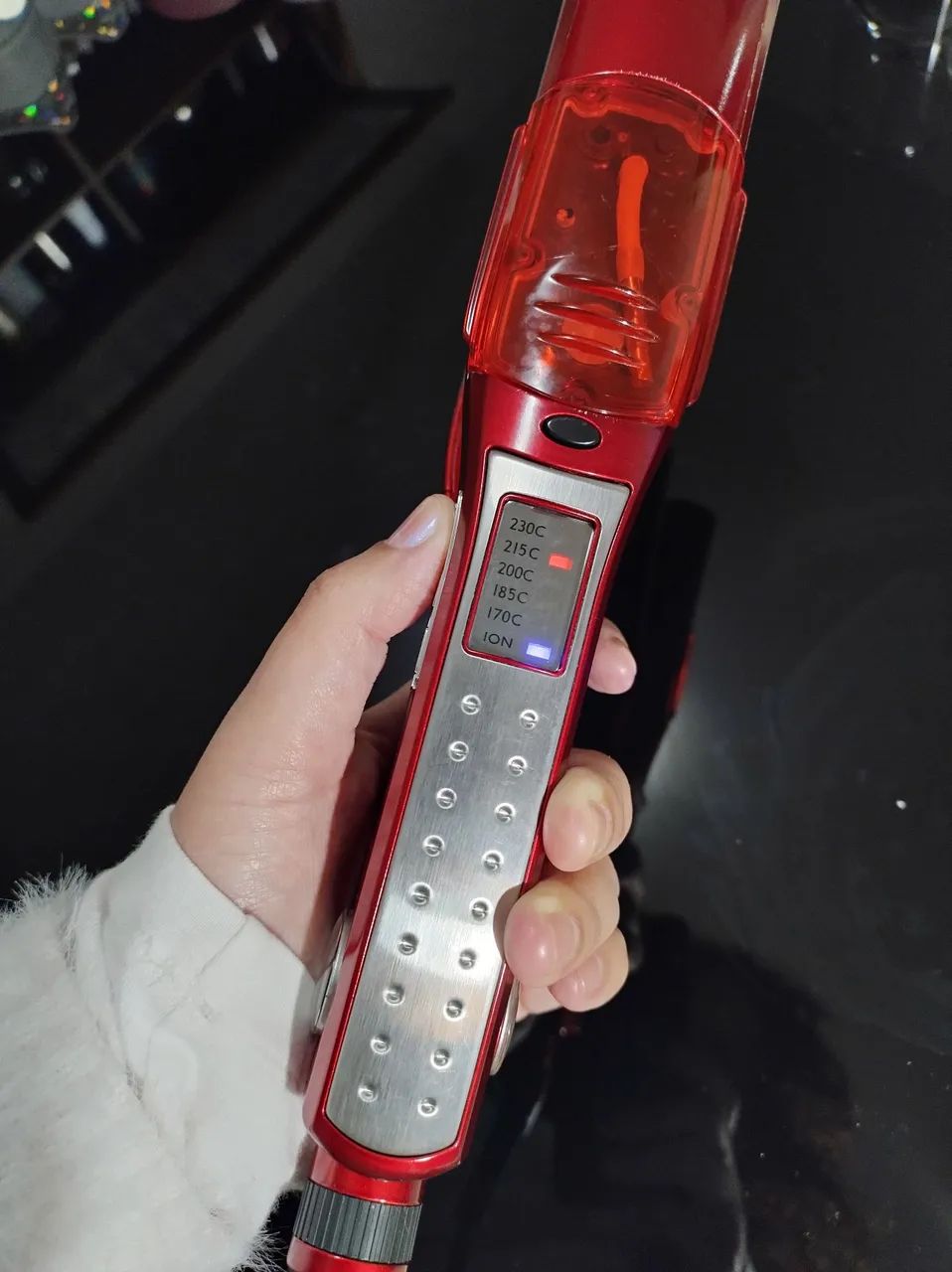 CONAIR Nano Silver alisador a vapor de cabelo modelo SS9X