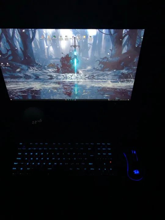 Computador Gamer Completo 16GB RAM DDR4 SSD 256GB + Monitor 24" e Headset - Foto 3