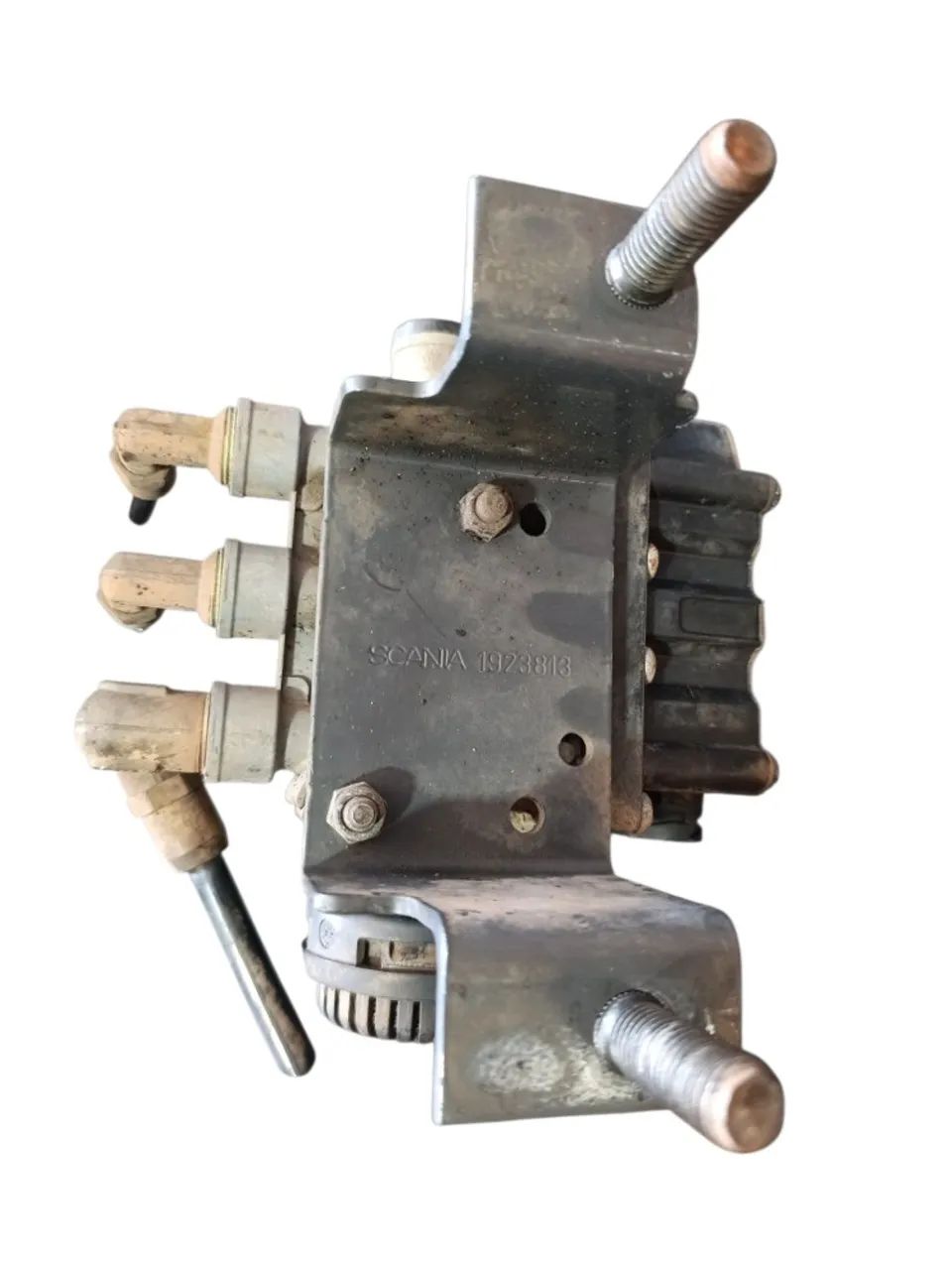 Válvula solenoide suspensão Scania 440 2084509 - Foto 4