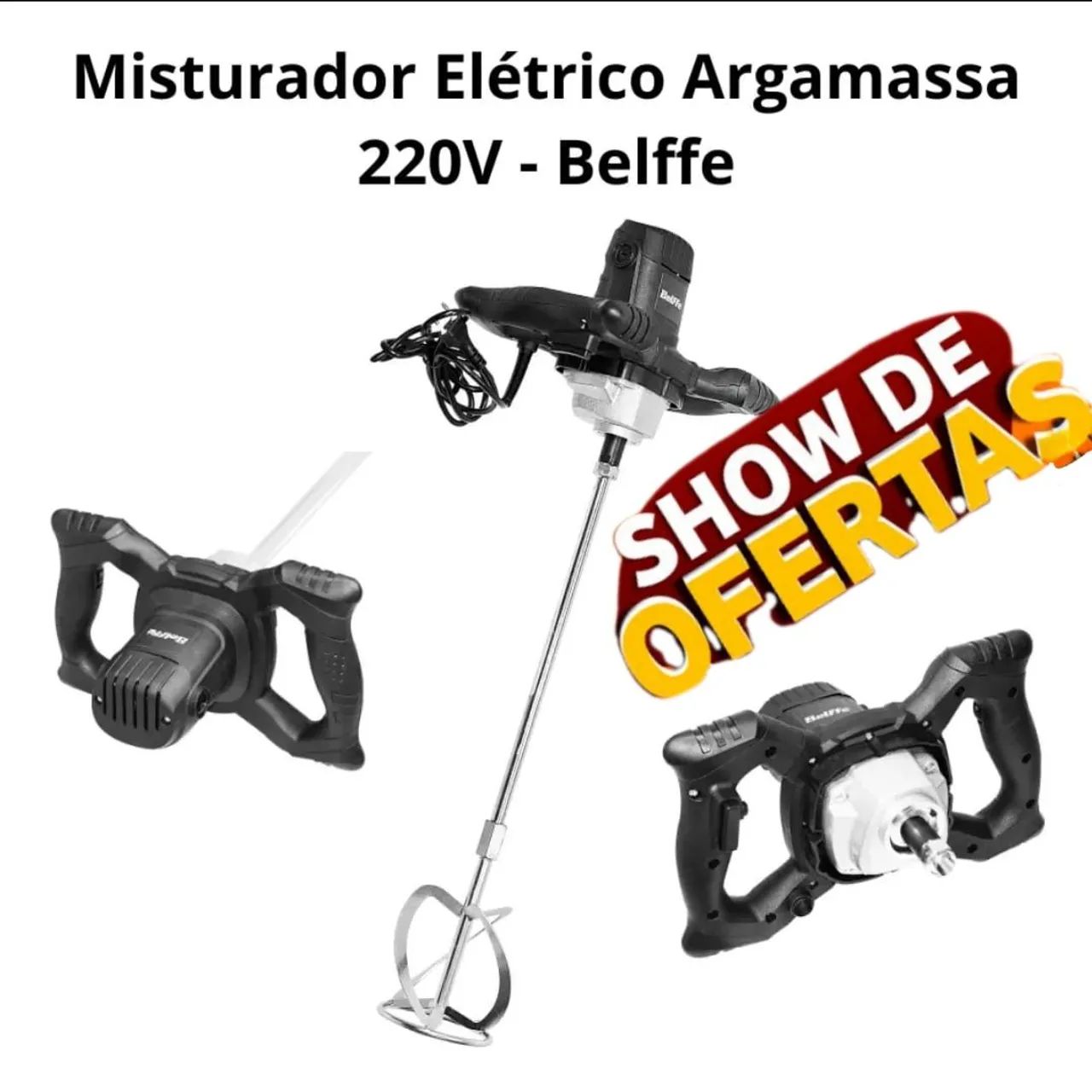 Misturador Elétrico Argamassa 220V - Belfie