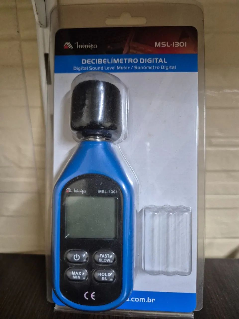 Decibelimetro Digital Com Medição Msl 1301 Minipa 