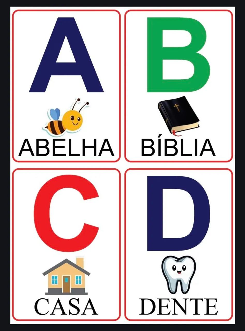 Alfabeto para aprendizado - Foto 2