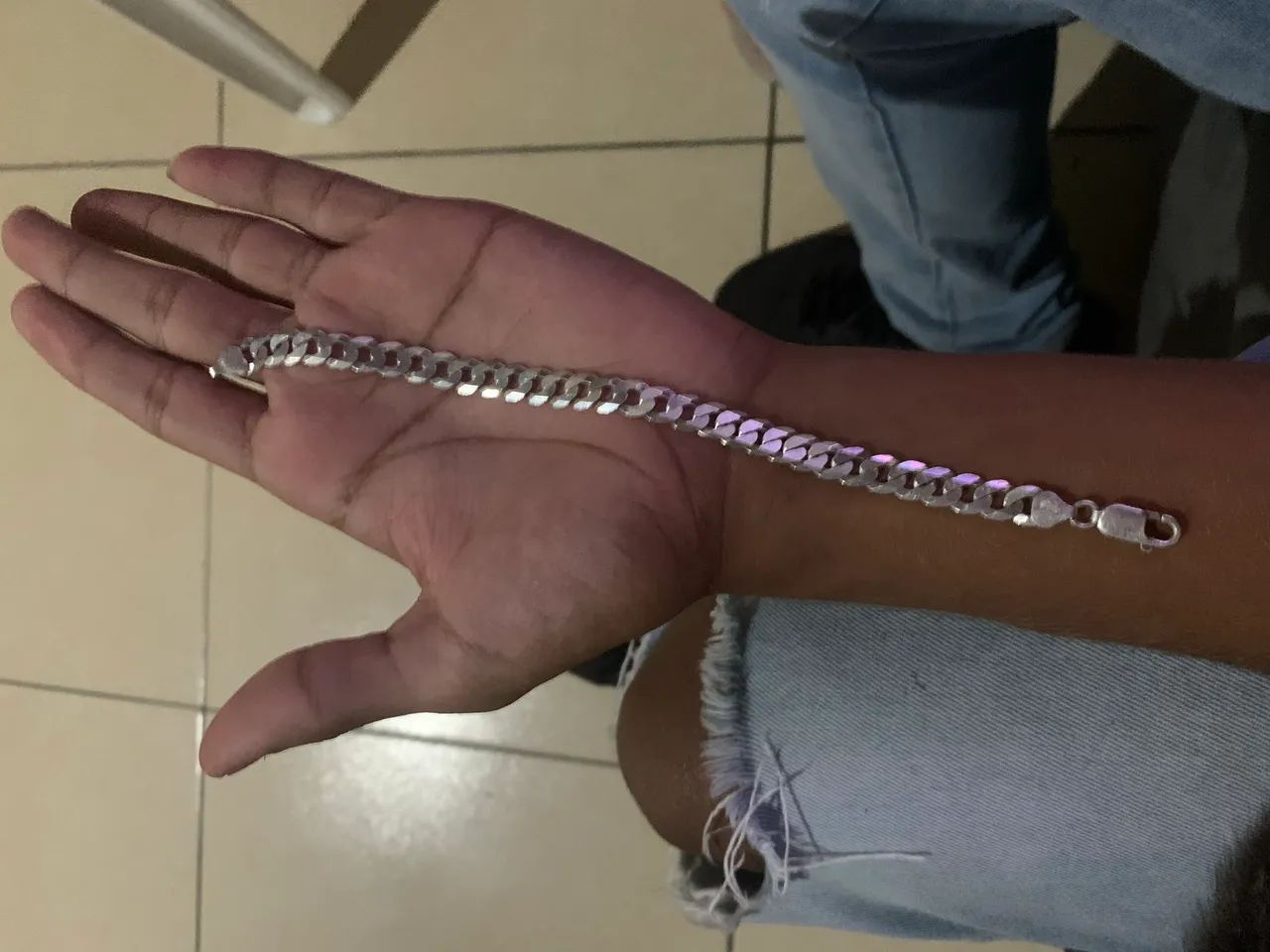 Pulseira de prata - Foto 3