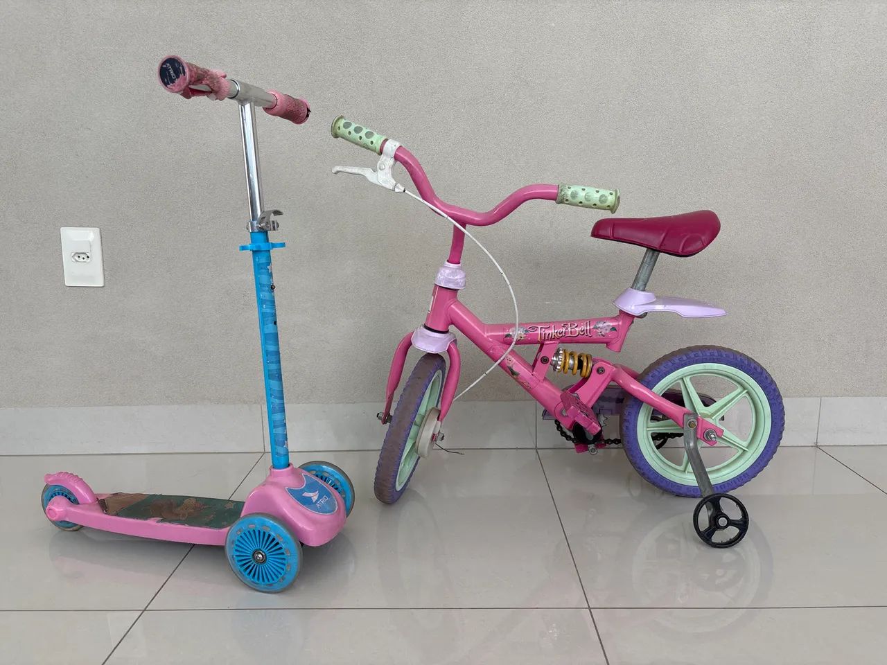 Bicicleta e triciclo 