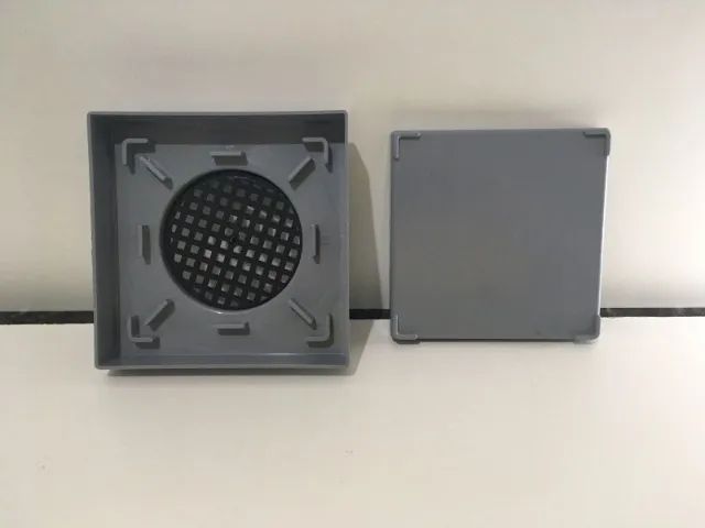 Kit Ralo Invisível Quadrado e 9 Conjuntos de Acabamento para Registro de Banheiro