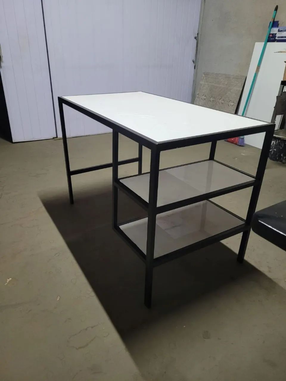 Mesa Escrivaninha Escritório Quarto Multiuso - Foto 3
