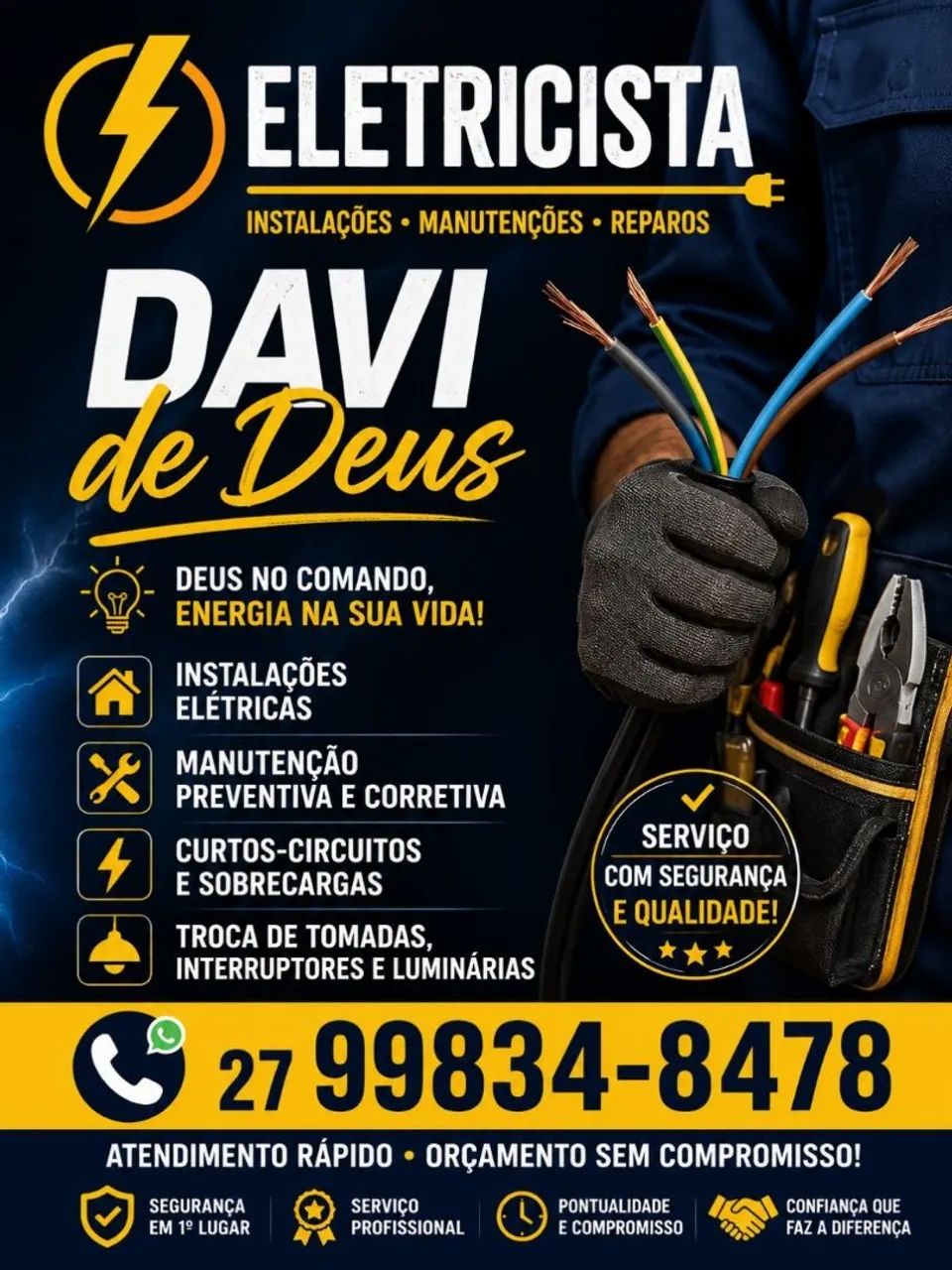 Eletricista residencial e comercial 