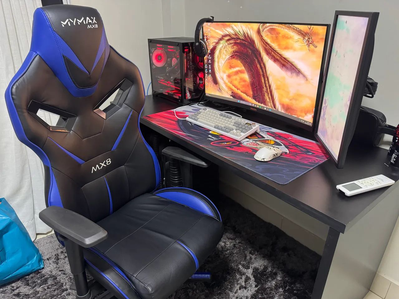 SETUP COMPLETO, COMPUTADOR, MESA, TELAS E CADEIRA - Foto 3