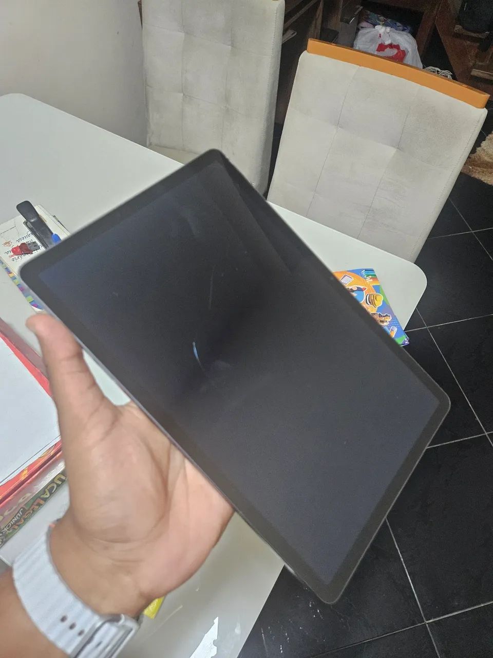 Galaxy tab S9 (kit completo) com defeito - Foto 2