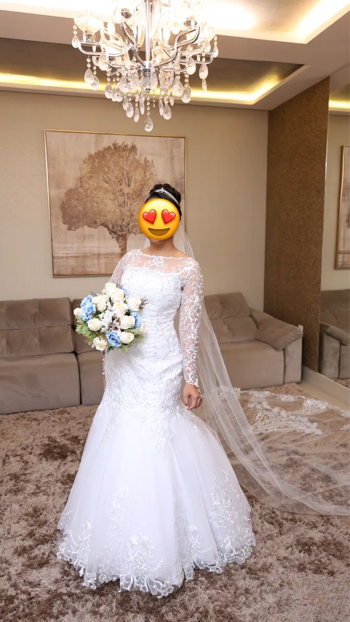 Vestido de noiva 2 em 1