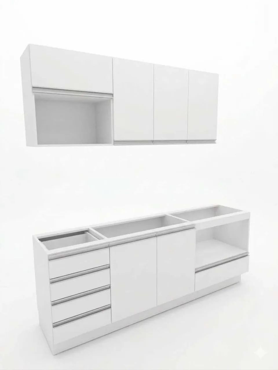 Conjunto Em 100%MDF 2,00m de largura  - Foto 2
