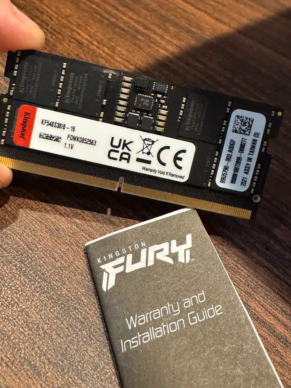 Memória RAM 16gb 4800MHz DDR5 Kingston Fury Impact