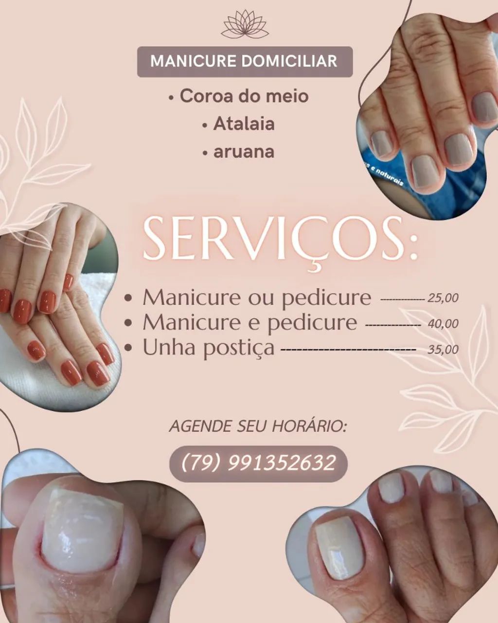 Manicure a domicílio 