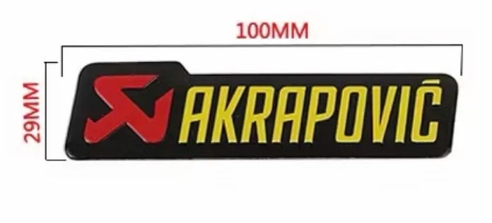     Adesivo Premium Akrapovic Original Resistente ao Calor - Foto 3