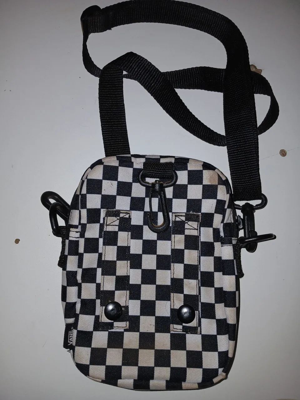 Bolsinha da vans "bag" transversal quadriculada - Foto 2