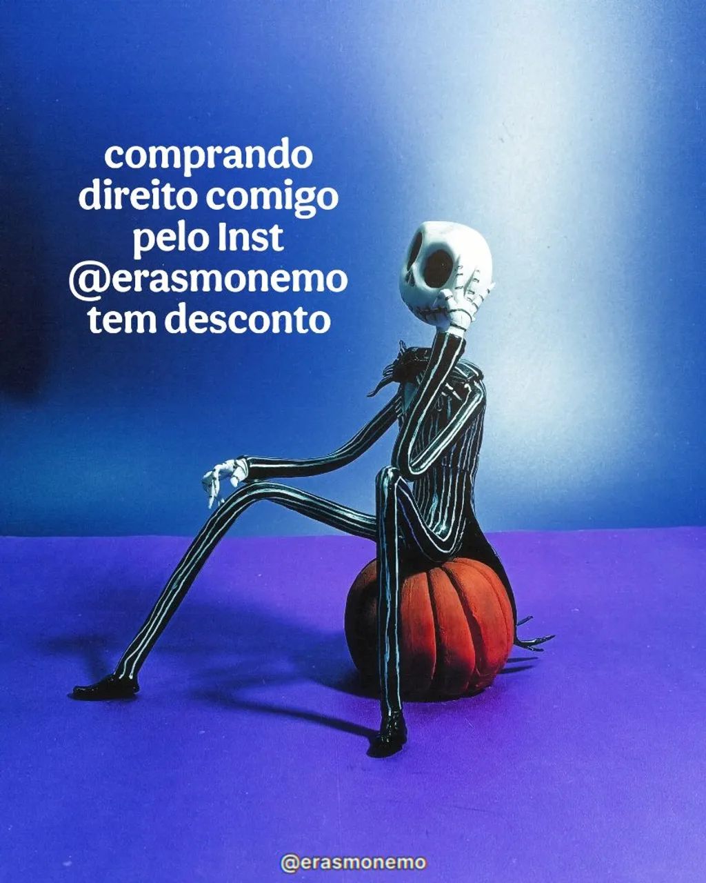 jack skellington em porcelana fria - Foto 3