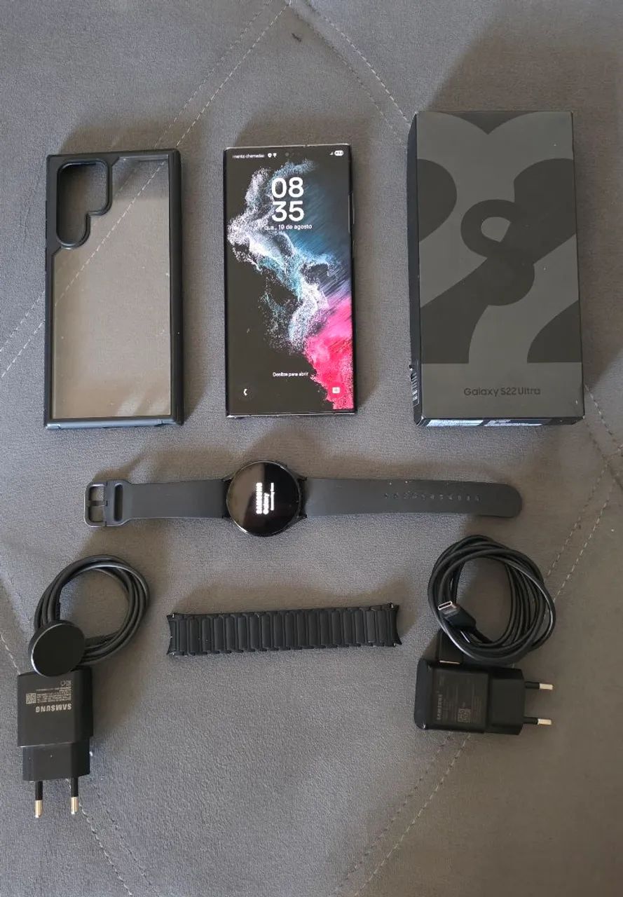 Combo Samsung S22 ultra 256gb e Watch 5 44mm - Foto 2