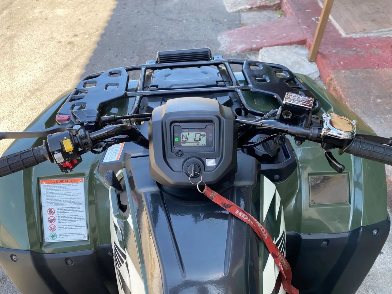 Fourtrax verde com Led e super conservado. - Foto 2