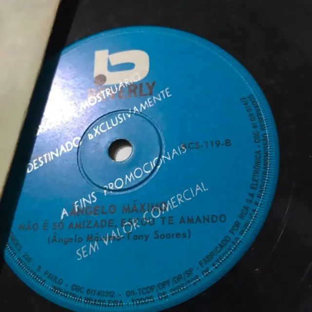 angelo máximo soul funk promo compacto lp disco de vinil - Foto 2