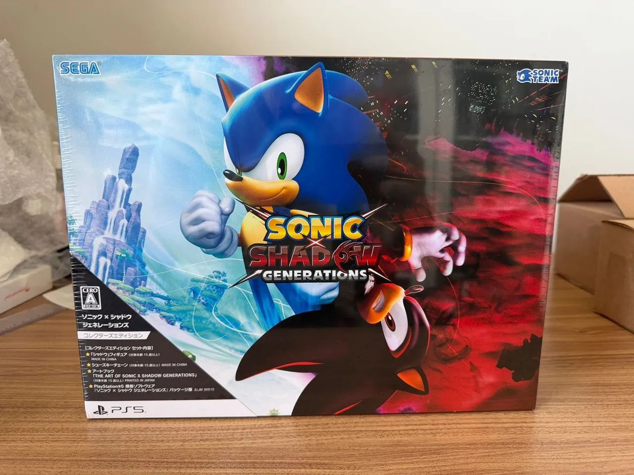 Edição de colecionador Sonic X Shadow Generation