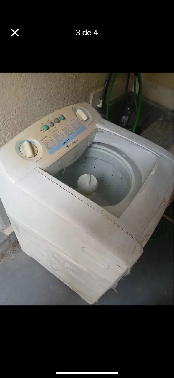 Máquina de lavar usada 