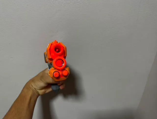 Nerf Elite Firestrike - Laranja - Ótimo Estado - Foto 4