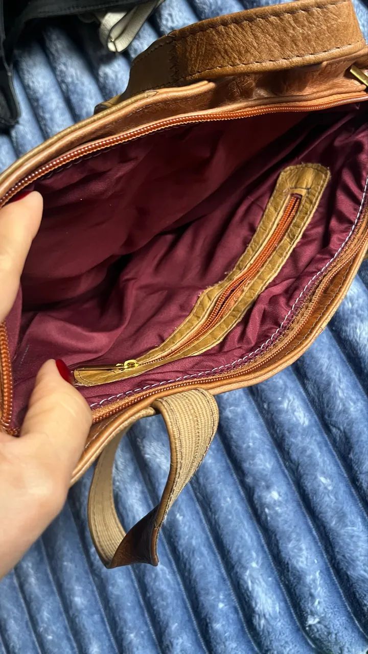 Bolsa em couro legítimo - Foto 4