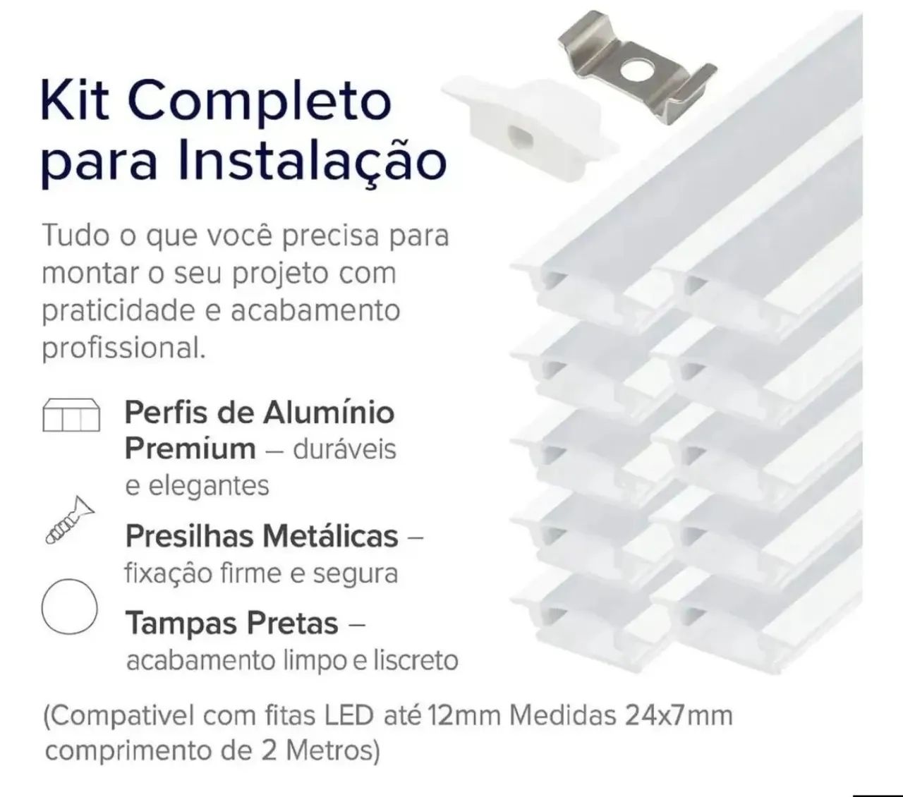 Iluminação de perfil de led - Foto 4
