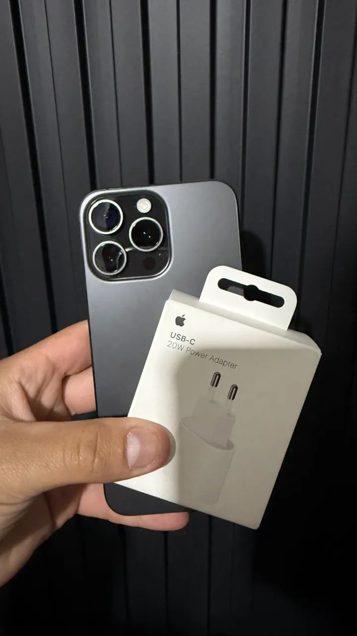 iPhone 15 Pro Max 256GB Preto Original 87% - Foto 2