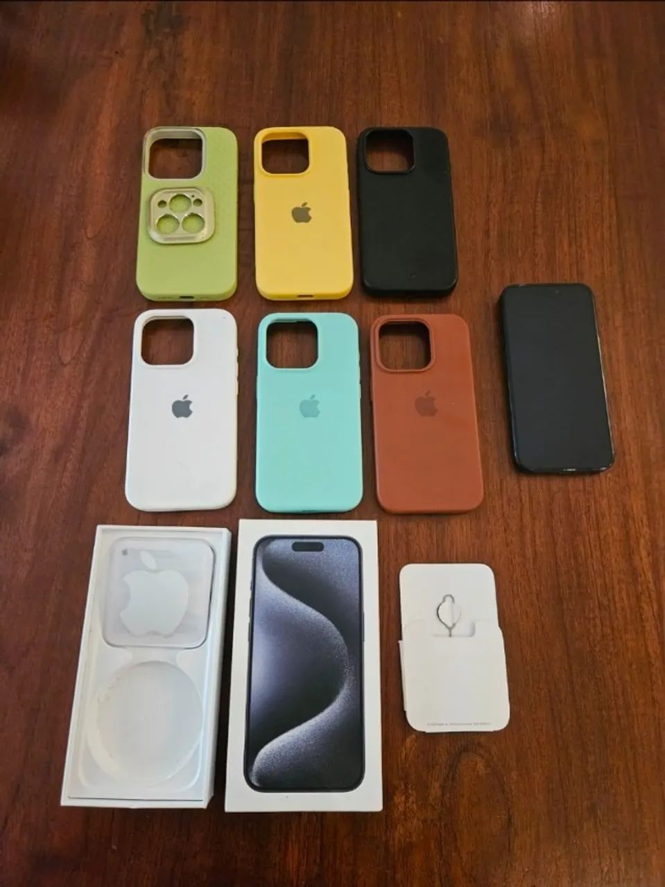iPhone 15 Pro Blue Titanium 512GB + Caixa Original + 6 Capas | Excelente Estado - Foto 4