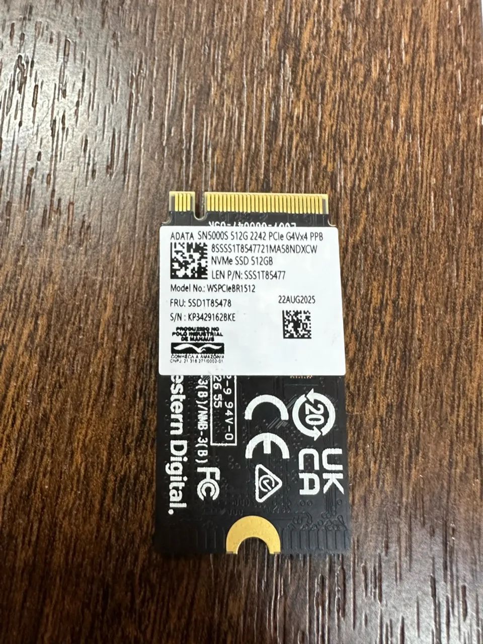 SSD Nvme adata 512gb - Foto 3