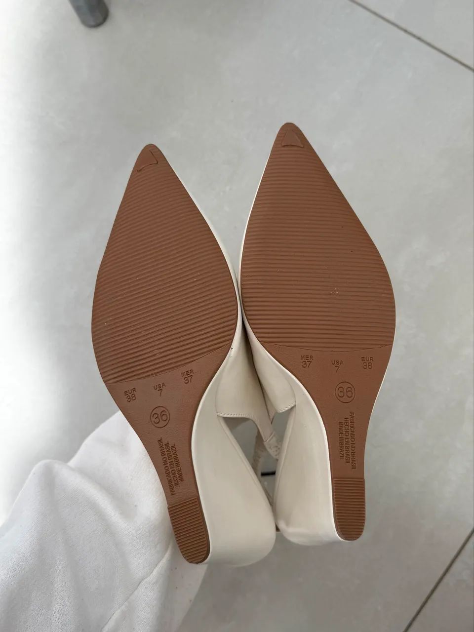 Scapin Off White Satinato - Foto 3